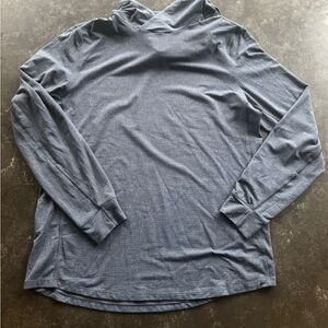 Lululemon Men's Repetition Hoodie Size L Heathered Mach Blue LM3ABKS